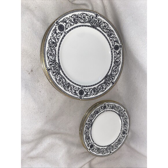 8 Royal Worcester Padua 1966 Dinner Plates Small Salad Set Vintage England - Picture 1 of 5